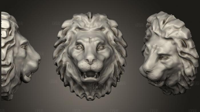 Lion Head 3d stl модель для ЧПУ